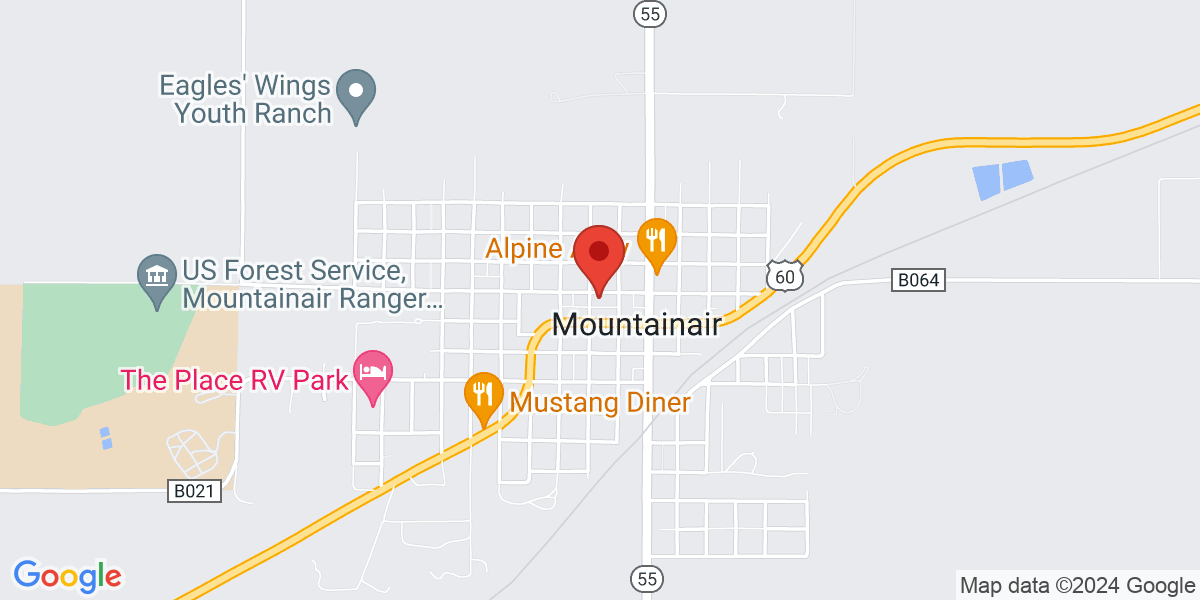 Map of Mountainair Public Library